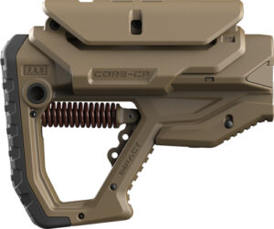 F.A.B. DEFENSE IMPACT RECOIL - BUTTSTOCK AR-15 FDE W/CHK REST