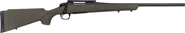 CVA CASCADE 22-250 22" #3 - W/RAIL BLACK/OD GREEN
