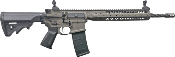 LWRC IC-SPR BILLET 5.56 NATO - 16" 30RD GREY W/ BLACK STOCK - Image 2