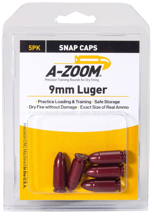 A-Zoom 15116 Precision Pistol 9mm Luger 5Pack