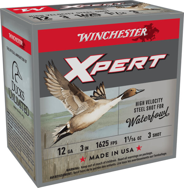 Winchester Ammo WEX123M3 Super X Xpert High Velocity 12Gauge 3" 1 1/16oz 3Shot 25 Per Box/10 Case