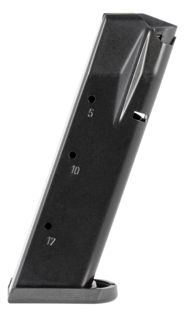 Mec-Gar MGWIT9SFAFC Standard  17rd 9mm Luger Fits Tanfoglio Witness Small Frame Blued w/Anti-Friction Coating Carbon Steel