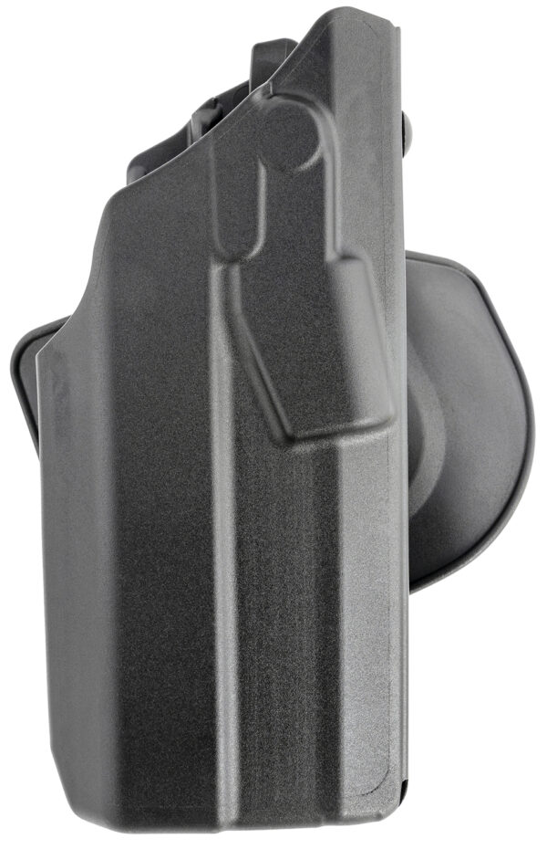 Safariland 73788325411 7378-7TS-ALS  OWB Black SafariSeven Compatible with Glock 17 w/Light, Belt Slide/Paddle Mount, Right Hand