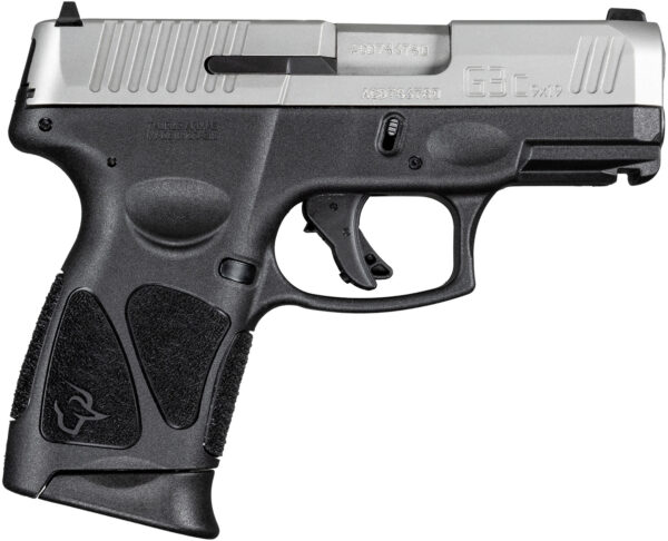 Taurus 1G3C9392X10 G3C  Compact Frame 9mm Luger 10+1 3.26" Matte Stainless Steel Barrel, Matte Serrated Stainless Steel Slide, Black Polymer Frame w/Picatinny Rail, Black Polymer Grip, Right Hand