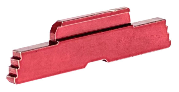 Cross Armory CRG5SLRD Slide Lock  Extended Compatible w/Glock Gen1-5/P80 Red Steel