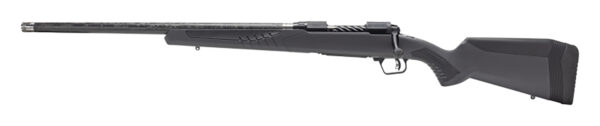 Savage Arms 57718 110 UltraLite Full Size 300 WSM 2+1 24" Carbon Fiber Threaded Barrel, Black Melonite Drilled & Tapped Stainless Steel Receiver, Adj AccuStock Matte Gray Synthetic Stock, Left Hand
