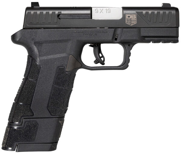 Diamondback DB0300P001 AM2  Sub-Compact Frame 9mm Luger 17+1, 3.50" Stainless Steel Barrel, Black Nitride Serrated Stainless Steel Slide, Black Polymer Frame w/Picatinny Rail & Polymer Grip