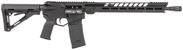 Diamondback DB1731B001 DB15  300 Blackout 30+1 16" Nitride Treated Heavy Barrel w/DBSB-IV Flash Hider, A3 Flattop Upper/Diamondback Black Gold Lower, 15" M-LOK Handguard, Magpul CTR Stock & K2 Grip