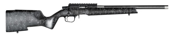 Christensen Arms 8011201200 Ranger  22 WMR 9+1 18" Carbon Fiber/Threaded Barrel, Black Anodized Finish, Black with Gray Webbing Stock