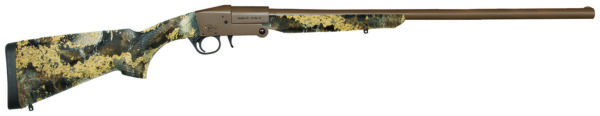 Charles Daly 930338 101  Full Size 20 Gauge Break Open 3" 1rd 26" Flat Dark Earth Cerakote Steel Barrel & Receiver, Fixed TrueTimber Prairie Synthetic Stock