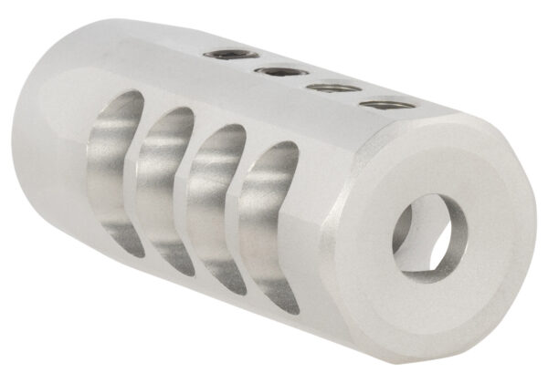 Christensen Arms 8100002300 Side-Baffle  Natural Titanium, 1/2"-28 tpi Threads, 223 Cal (.920" D Bull barrel)