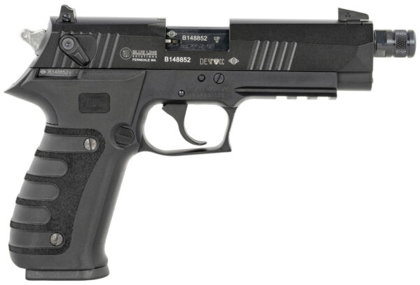 Mauser Rimfire 4010102 M20  22 LR 10+1 4.75" Black Steel Threaded Barrel, Black Serrated Slide, Black Aluminum Frame w/Picatinny Rail, Ambidextrous
