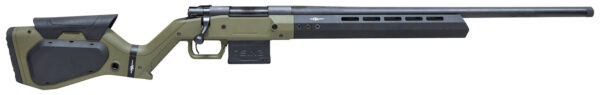 Howa HHERA308HBODG M1500 Hera 308 Win 5+1 24" Heavy Threaded Barrel, Black Rec, OD Green & Black Hera H7 Chassis Stock