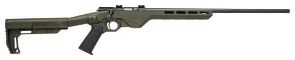 Citadel CIT22WMBLTODG Trakr  22 WMR 5+1 18" Blued Steel Barrel & Receiver, OD Green Synthetic Stock