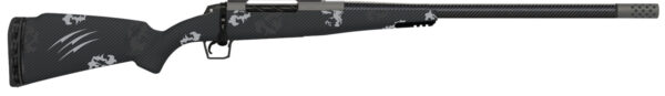 Fierce Firearms ROG300PRC24GP Carbon Rogue  300 PRC 3+1 24" Carbon Fiber Barrel, Glacier Cerakote Steel Rec, Phantom Camo Rogue Stock