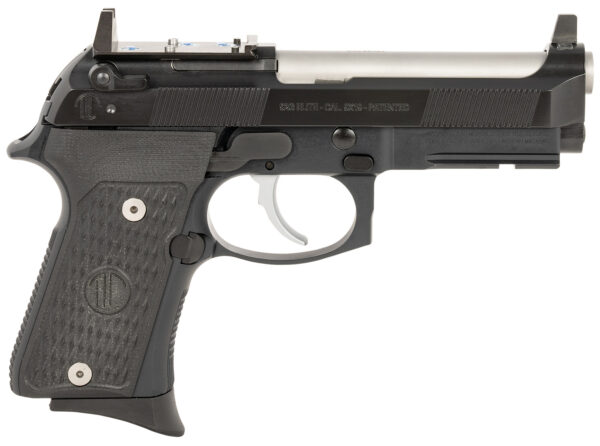 Langdon Tactical Tech LTT92CTJRR 92 Elite LTT Compact 9mm Luger 15+1 4.25" Stainless Target Crown Steel Barrel, Black Optic Cut/Serrated Steel Slide, Black Black VZ G10 Grip