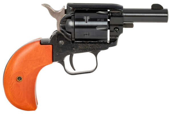 Heritage Mfg BK22B2BH Barkeep  22 LR 6 Shot, 2.68" Black Oxide Steel Barrel, Black Oxide Zinc Alloy Frame, Black Oxide Cylinder, Cocobolo Bird Head Grip, Manual Safety, Exposed Hammer