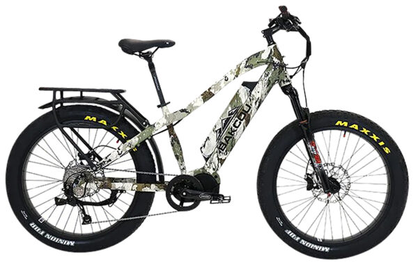 Bakcou E-bikes B-M-KC-B25 Mule  Kings XK7 18" w/Stand Over Height of 29.50" Frame, Shimano Alivio Hill-Climbing 9 Speed Bafang M620 Ultra Motor, 35+ mph Speed