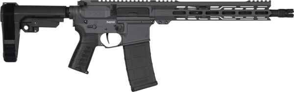 CMMG 30AB20FSG Banshee MK4 300 Blackout 30+1 12.50" Black Nitride Medium Taper Threaded Barrel, EML 7" M-LOK Handguards, Sniper Gray Cerakote Aluminum Picatinny Rail Receiver, CMMG Zeroed Grips