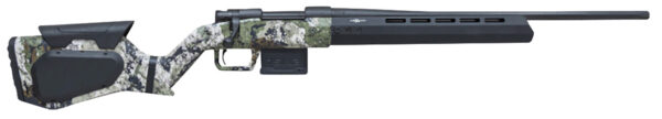 Howa HHERA65CXK7 Hera H7 Full Size 6.5 Creedmoor 5+1 22" Black Threaded Barrel, Matte Blued Drilled & Tapped Receiver, XK7 Kings Camo w/Black Webbing Adjustable Synthetic Stock, Right Hand