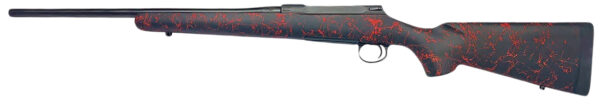 Sauer 80118095 100 Classic XT Sports South Exclusive Full Size 7mm-08 Rem 5+1 22" Matte Blued Steel Barrel & Drilled & Tapped Steel Receiver, Black/Red Webbing HS Precision Synthetic Stock
