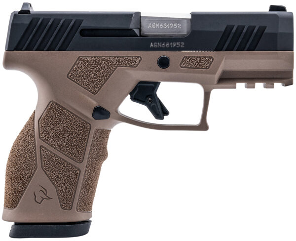 Taurus 1-GX2931B GX2  9mm 13+1 3.37" Matte Stainless Steel Barrel, Matte Black Serrated Stainless Steel Slide, Brown Polymer Frame w/Picatinny Rail, Polymer Grip