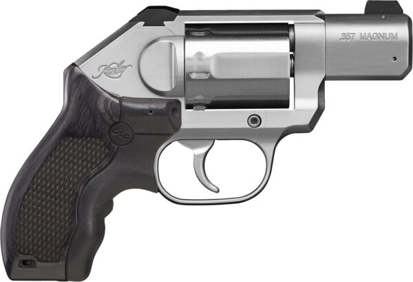 Kimber Mfg.,inc 3400003CA K6S Stainless LG CA 357 Mag 6rd 2" Brushed Stainless Serrated Backstrap Crimson Trace Master Series Lasergrips Grip