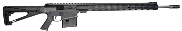Great Lakes Firearms GL10LA65PRCSSBLK GLFA  6.5 PRC AR-10 5+1 24" Stainless Steel Black