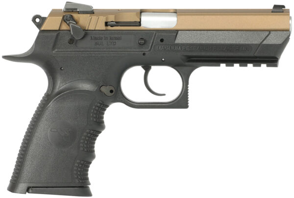 Magnum Research BE99153RLBB Baby Eagle III  9mm 15+1 4.43" Burnt Bronze Carbon Steel Slide Black Textured