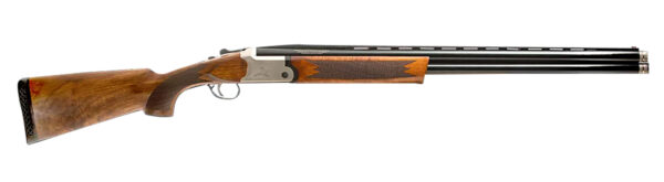 Gforce Arms GF5B1228 Filthy Pheasant  12 Gauge Break Open 3" 2rd 28" Over/Under Vent Rib Barrel, Engraved Nickel-Plated Receiver, Fixed Turkish Walnut Stock