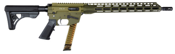 FREEDOM ORDNANCE FX9R16-ODG FX9R  9mm Luger 16" M-LOK Handguard B5 Grip