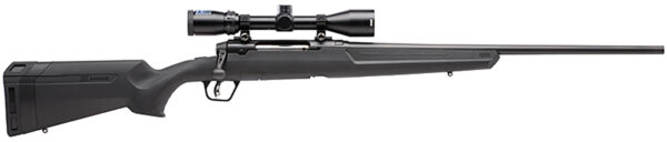 Savage Arms 57093 Axis II XP Full Size 6.5 Creedmoor 4+1 22" Matte Black Button-Rifled Barrel, Matte Black Carbon Steel Receiver, Matte Black Synthetic Stock, Bushnell Banner 3-9x40mm, Right Hand