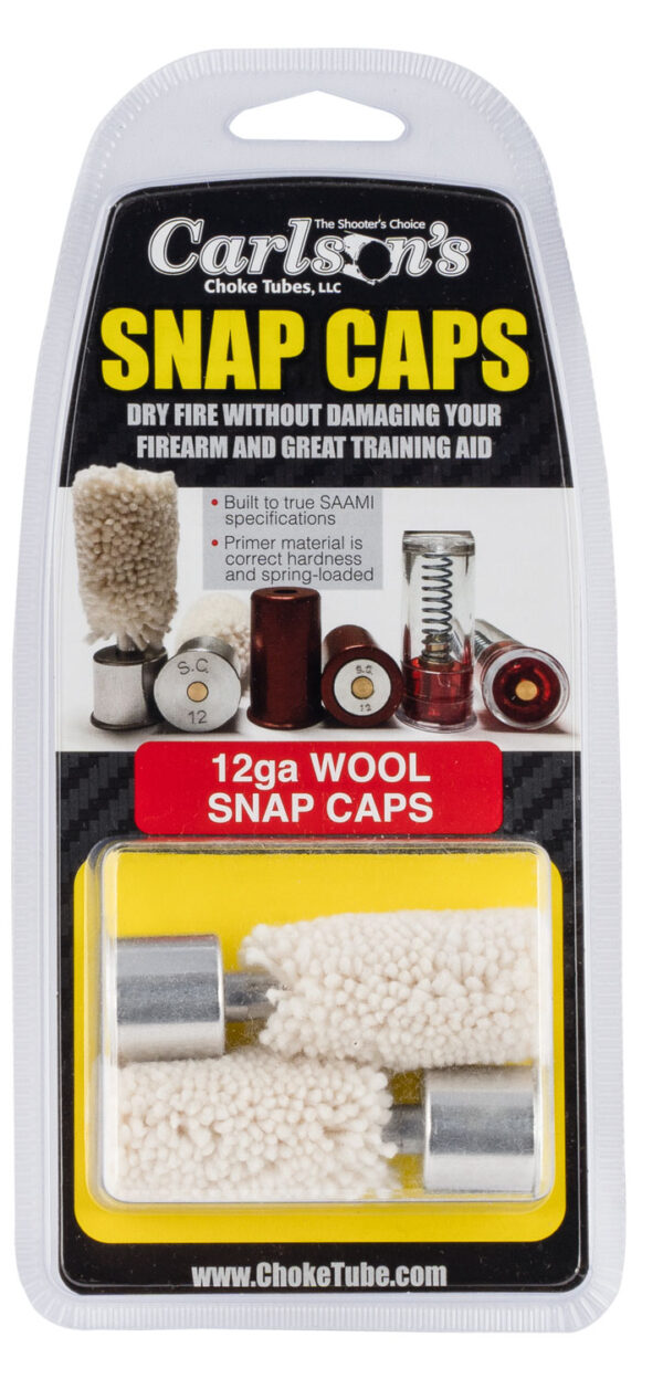 Carlson's Choke Tubes 00105 Snap Cap  12Gauge 2Pack