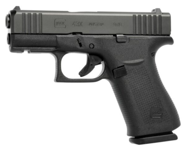 GLOCK G43X 9MM BLK 3.39" 10+1 FS FR