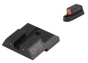 Night Fision CZU076003OGZG Tritium Night Sights For CZ-USA  Green Tritium Orange Outline Front Sight-Green Tritium Black Outline Rear Sight CZ P-07/P-09
