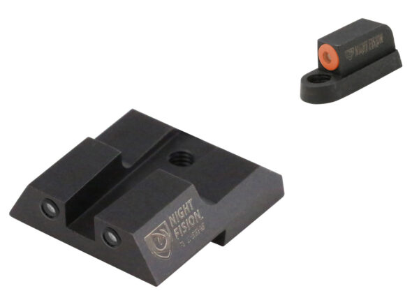 Night Fision CZU076003OGZG Tritium Night Sights For CZ-USA  Green Tritium Orange Outline Front Sight-Green Tritium Black Outline Rear Sight CZ P-07/P-09