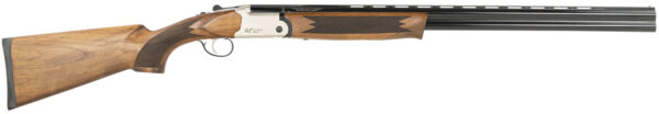 Gforce Arms GFS162028 Filthy Pheasant  Full Size 20 Gauge Break Open 3" 2rd 28" Black Over/Under Vent Rib Barrel, Nickel Engraved Aluminum Receiver, Turkish Walnut Wood Stock, Ambidextrous
