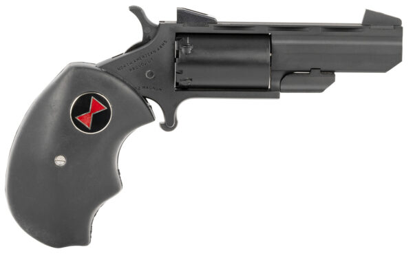 North American Arms BWMCRK Black Widow  22 Mag 5 Shot 2" Matte Black Heavy Vent Rib Barrel/Matte Black Cerakote Frame Black Cylinder/ Black Finger Grooved Rubber Grips