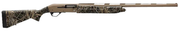 Winchester Repeating Arms 511304291 SX4 Hybrid Hunter 12 Gauge 3.5" 4+1 (2.75") 26", FDE Cerakote Barrel/Rec, Realtree Max-7 Furniture, TruGlo Fiber Optic Sight