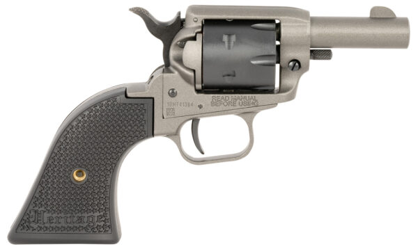 Heritage Mfg BK22C2 Barkeep  22 LR 6 Shot 2.68" Tungsten Gray Cerakote Barrel, Tungsten Gray Cerakote w/Black Accents Frame, Black Cerakote Cylinder, Black Star Polymer Grips