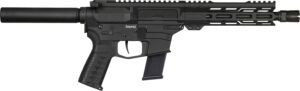 CMMG 45A790FAB Banshee MKG 45 ACP 13+1 8" Black Nitride Medium Taper Threaded Barrel, EML 7" M-LOK Handguards, Black Armor Cerakote Aluminum Picatinny Rail Receiver, Pistol Tube, CMMG Zeroed Grips