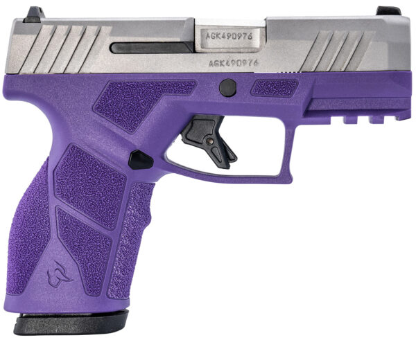 Taurus 1-GX2939DP-10 GX2  9mm 10+1 3.37" Matte Stainless Steel Barrel, Matte Serrated Stainless Steel Slide, Dark Purple Polymer Frame w/Picatinny Rail, Polymer Grip