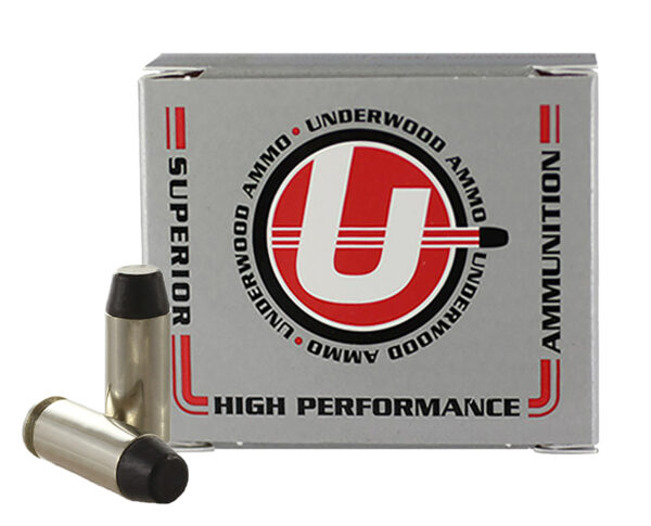 Underwood Ammo 242   10mm 220gr Hard Cast Flat Nose 20 Per Box/10 Case