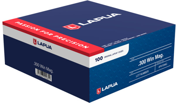 LAPUA 4PH7096C UNP CASE 300 WINCHESTER MAG 100