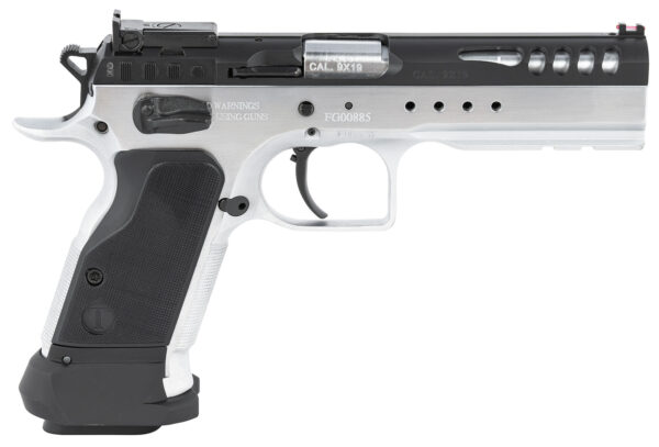 Tanfoglio IFG TF-LIMMSTR-9 Limited Master  9mm Luger 4.75" 18+1 Hard Chrome Black Steel Slide Black Polymer Grip