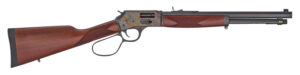 Henry H012GCRCC Big Boy Carbine Side Gate Full Size 45 Colt (Long Colt) 7+1 16.50" Blued Octagon Barrel, Color Case Hardened Steel Receiver, American Walnut Wood Stock Right Hand