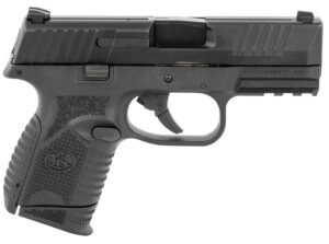 FN 66100816 509C  Steel Frame 9mm Luger 10+1, 3.70" Black Steel Barrel, Matte Black Serrated Stainless Steel Slide & Polymer Frame w/Picatinny Rail, Black Interchangeable Backstrap Grip, Ambidextrous
