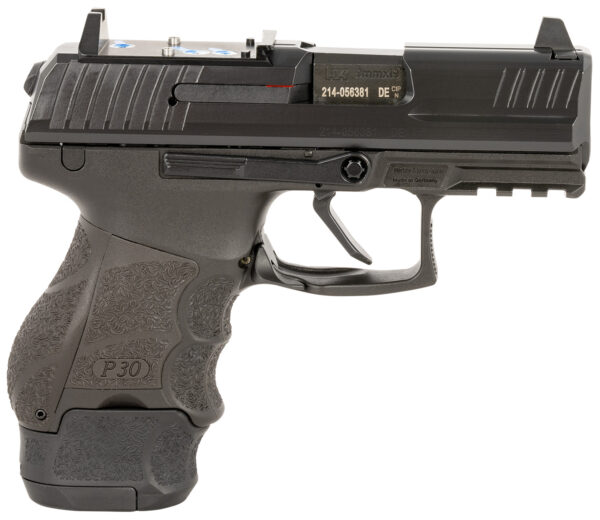 Langdon Tactical Tech LTTLP30SKFTJRDO P30SK LEM DAO 9mm Luger 10+1(2)/13+1(1) 3.30", Black, Polymer Picatinny Rail Frame, RMR Optic Cut Slide, Grayguns Flat Face Trigger w/Trigger Job