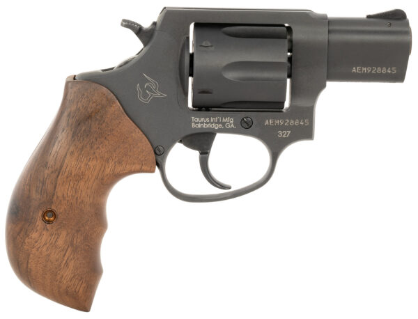 Taurus 2-32721-TW 327  Small Frame 327 Federal Mag 6rd 2" Matte Black Carbon Steel Barrel, Cylinder & Frame, Walnut Grip, Hammer Safety