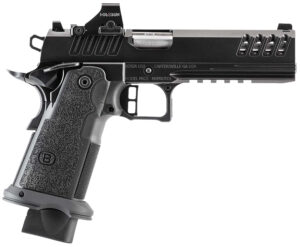 Talon Armament M2XIO5BBFN M2XI  9mm Luger 22+1 5" Match Grade Bull Barrel, QPQ Tenifer Cerakote Lightening Cut/Optic Cut/Serrated Steel Slide & Frame w/Beavertail & Picatinny Rail, Black Polymer Grip